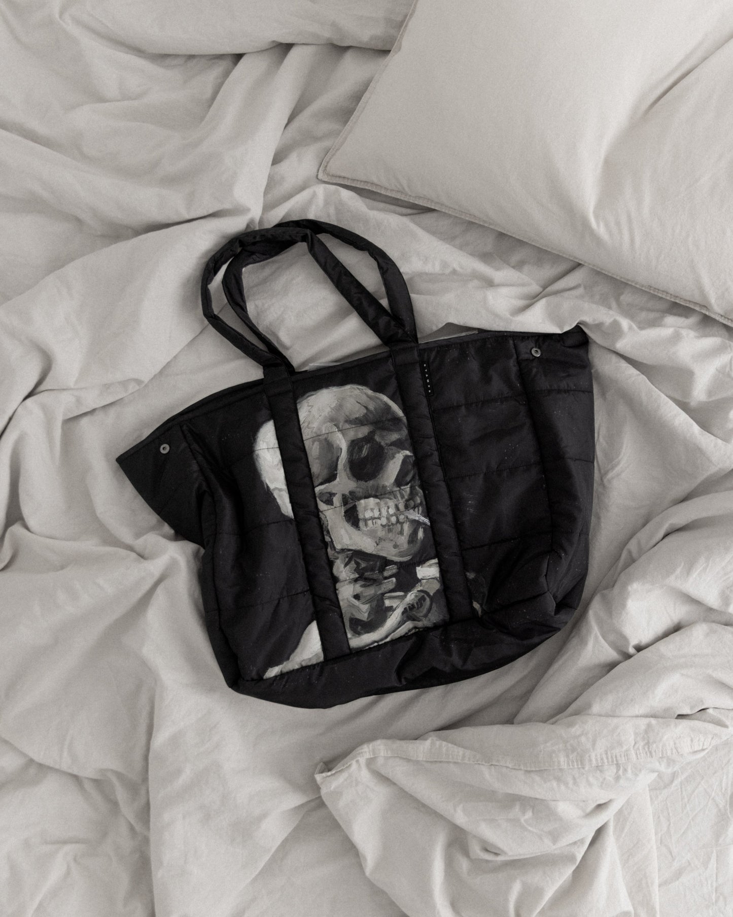 Skeleton Oversized Puffer Tote
