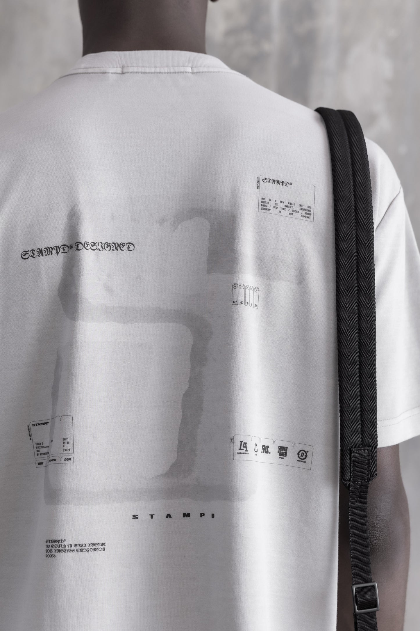 Cement Transit Relaxed Tee - Vintage Washed