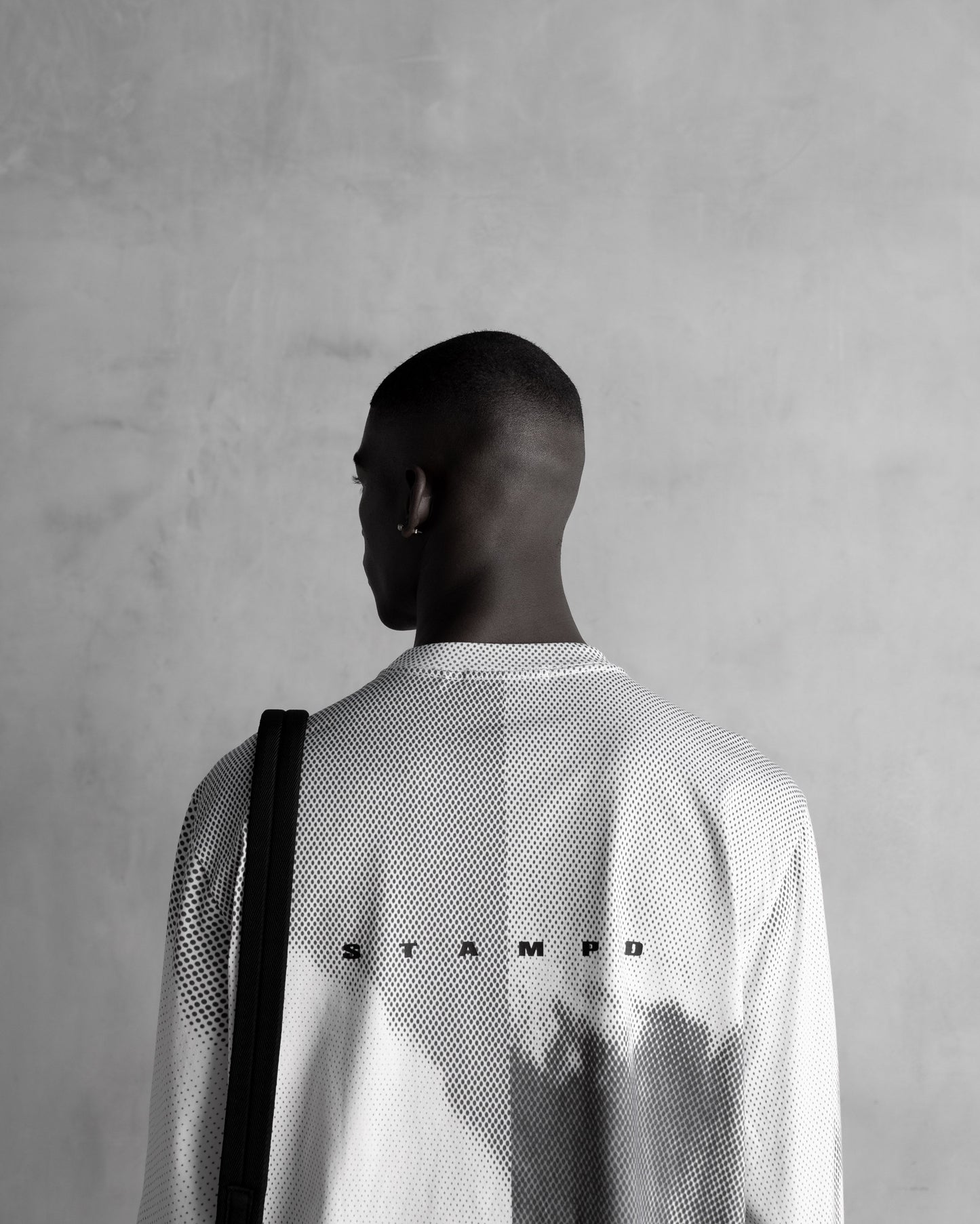 Black Wave LS Relaxed Tee