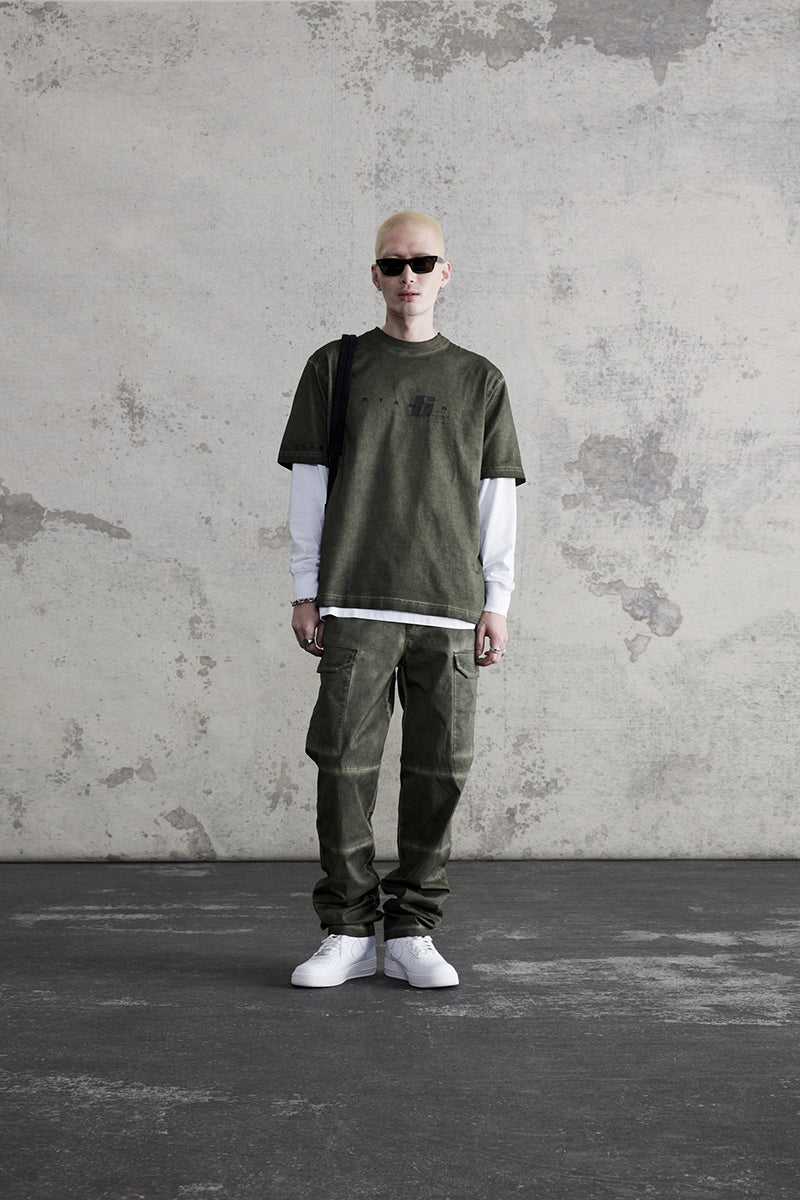 Oil Washed Transit Relaxed Tee