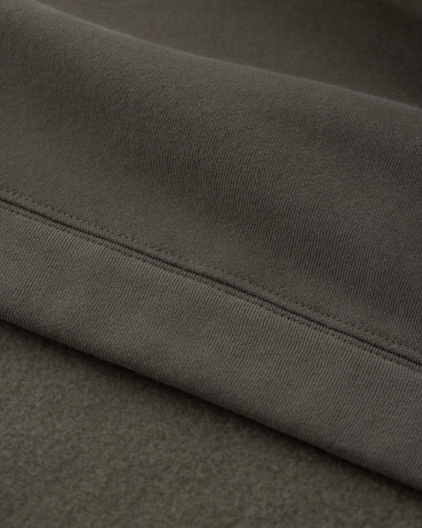 Cropped Fleece Hoodie