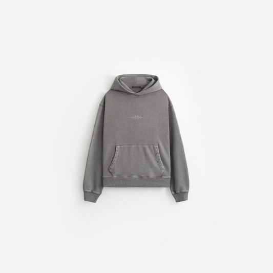 Strike Stack Logo Core Hoodie - Snow Washed