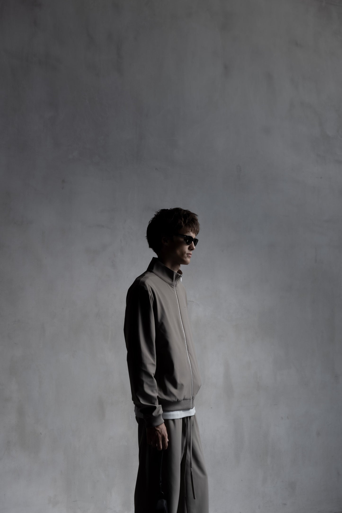 Nylon Straight Leg Pant