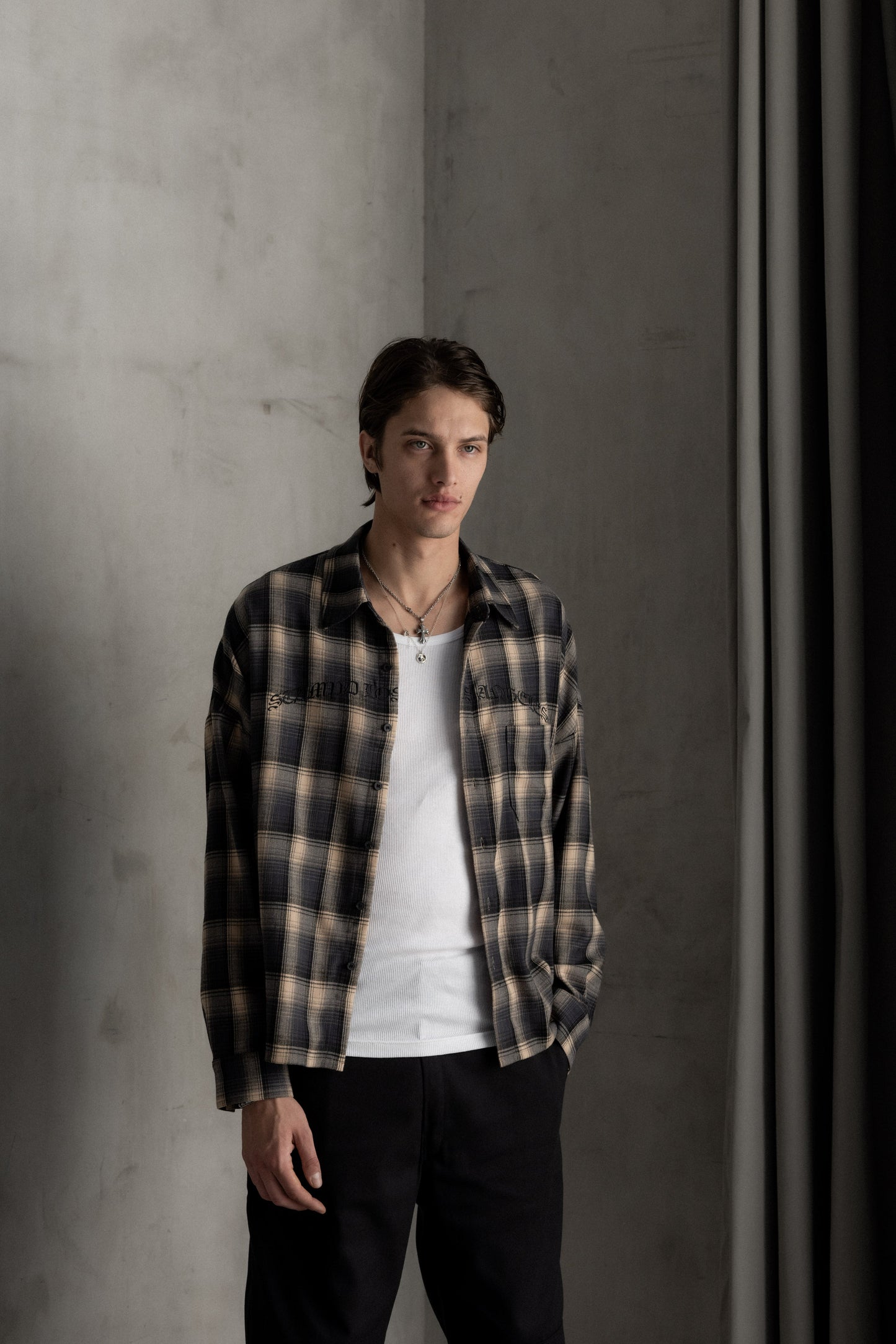 Cherub Plaid Buttondown