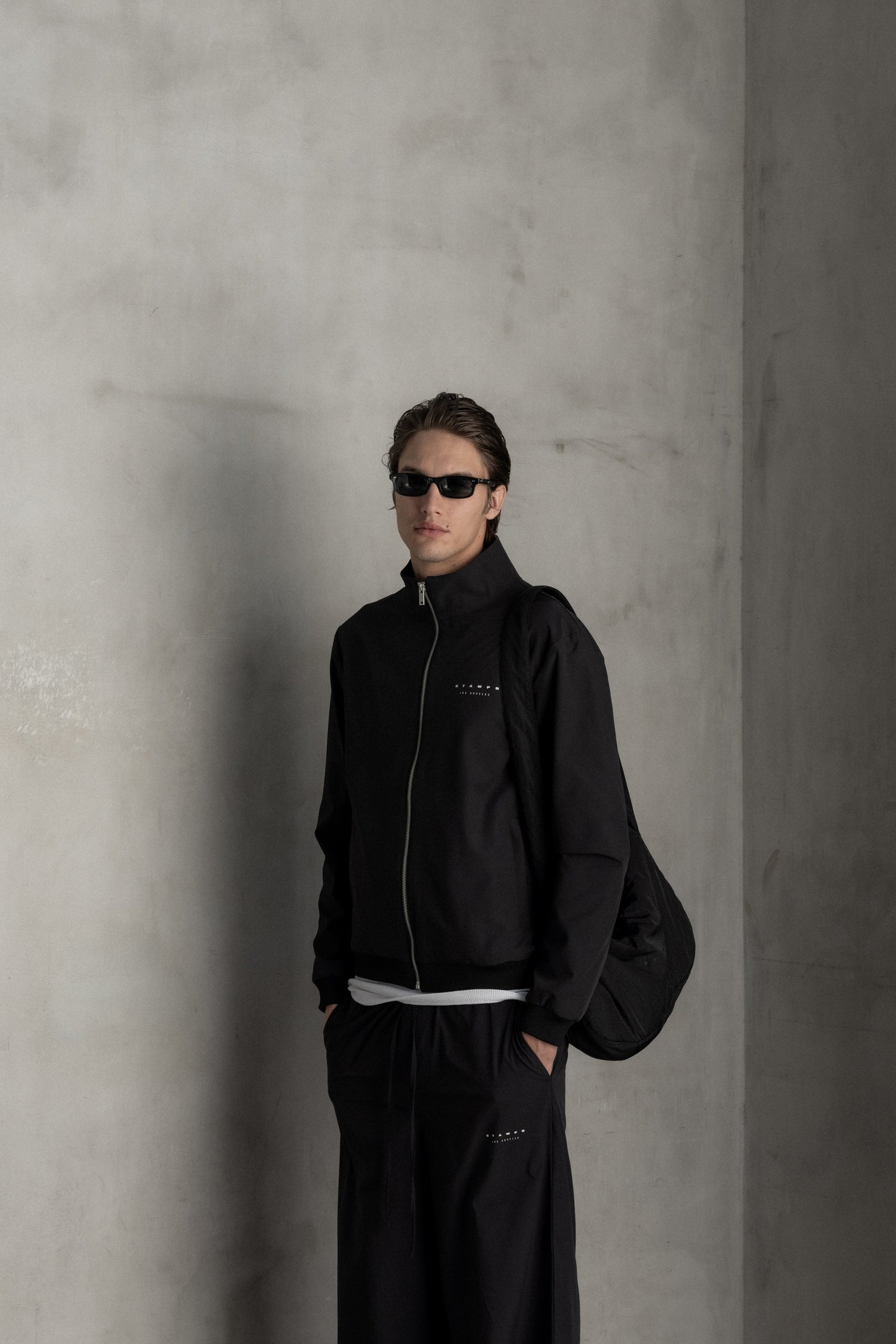 Nylon Track Jacket