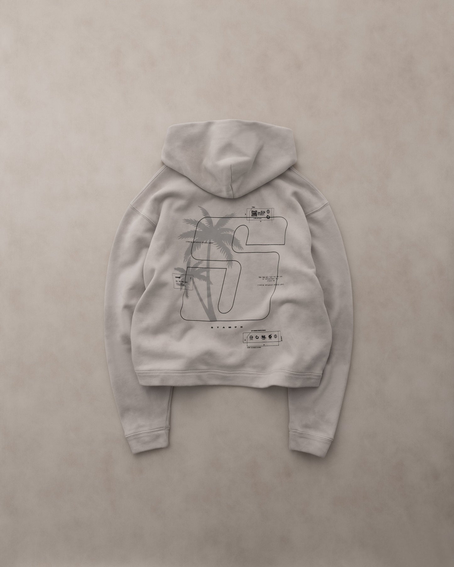 S24 Transit Tie Dye Cropped Hoodie