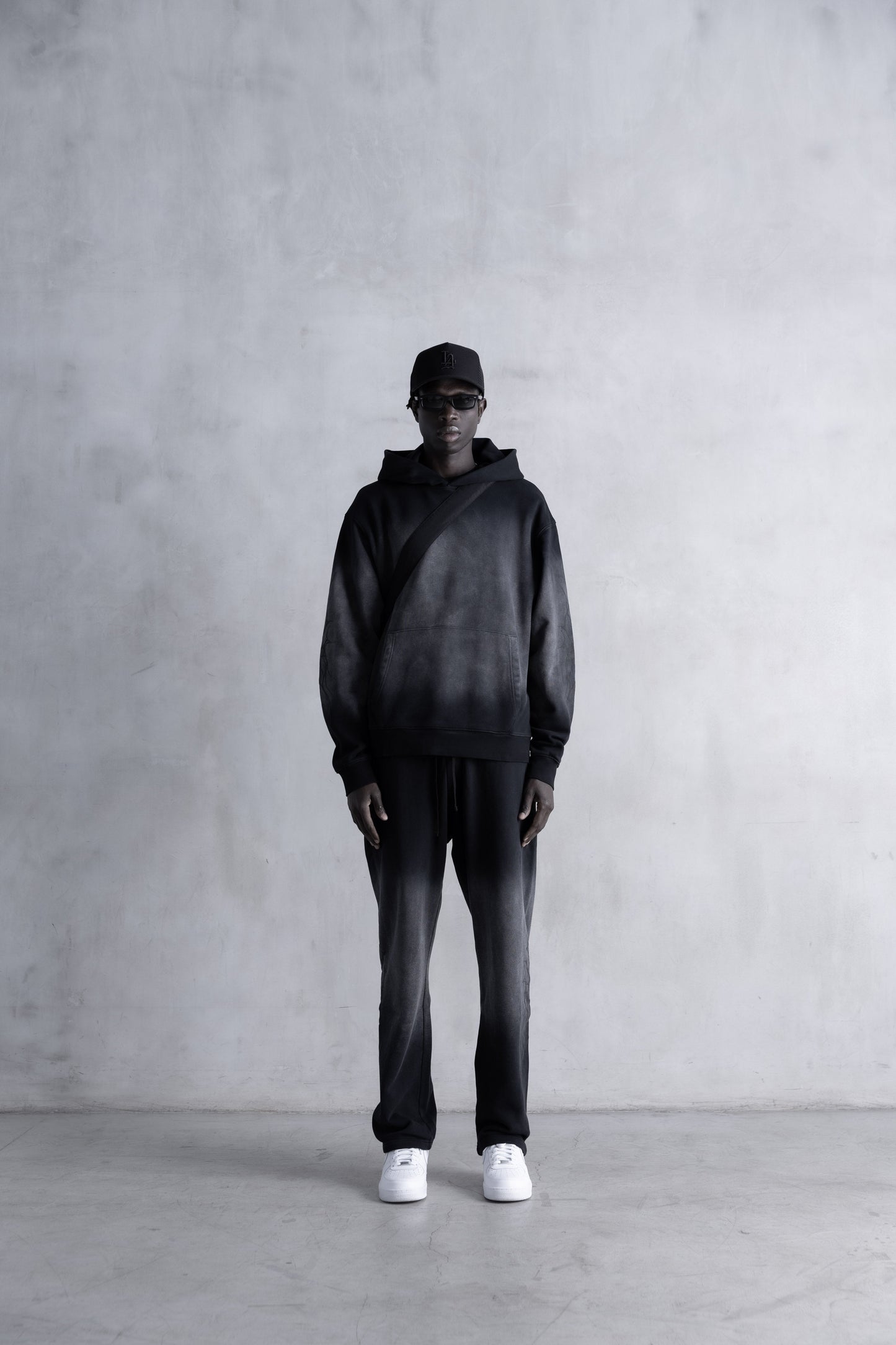 Neo Tribal Core Hoodie - Dip Dyed