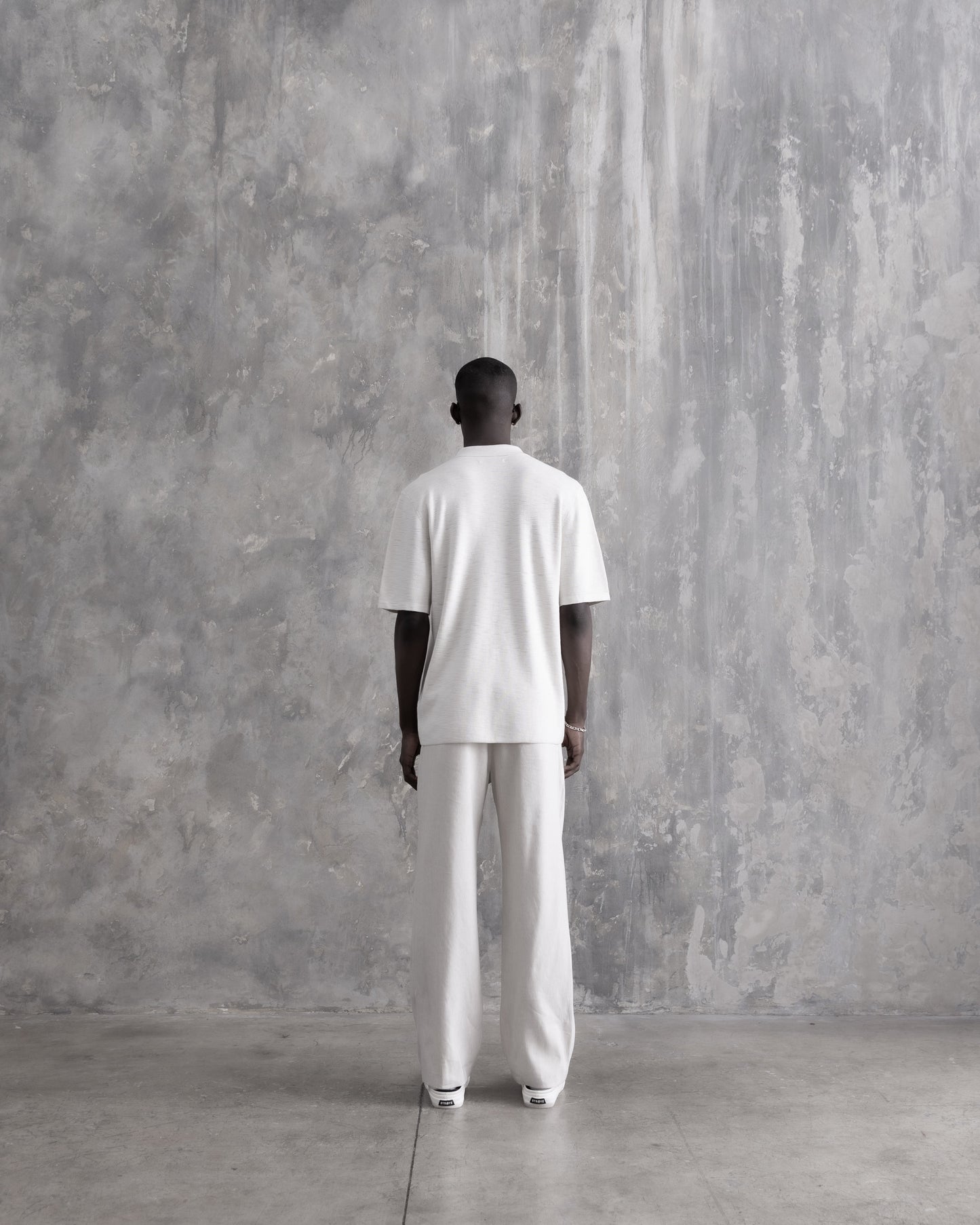 Ribbed Knit SS Polo
