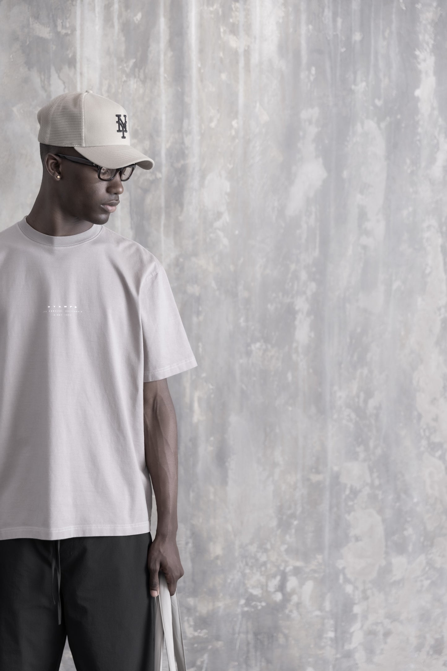 Strike Stack Logo Relaxed Tee - Garment Dye