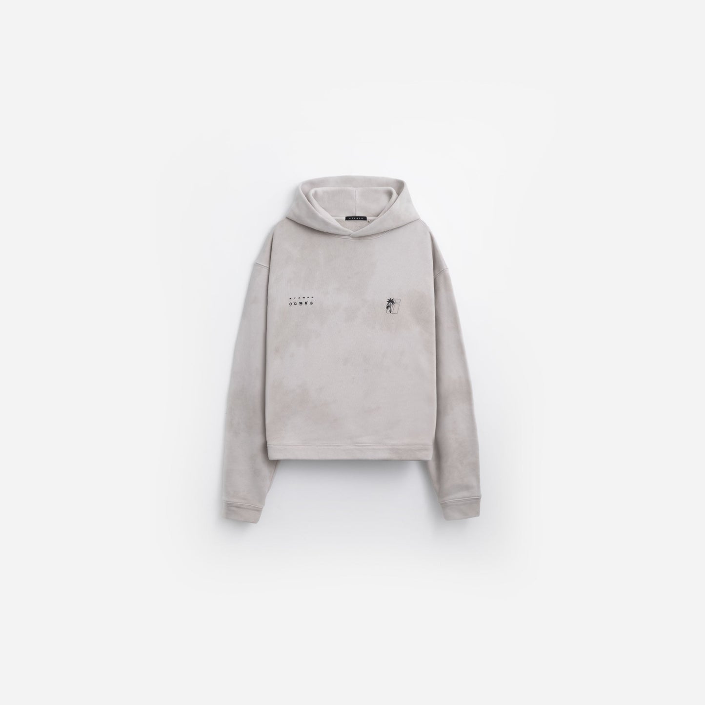 S24 Transit Tie Dye Cropped Hoodie