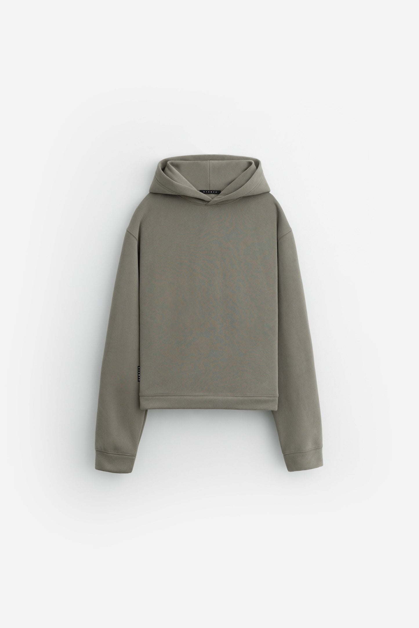 Cropped Fleece Hoodie