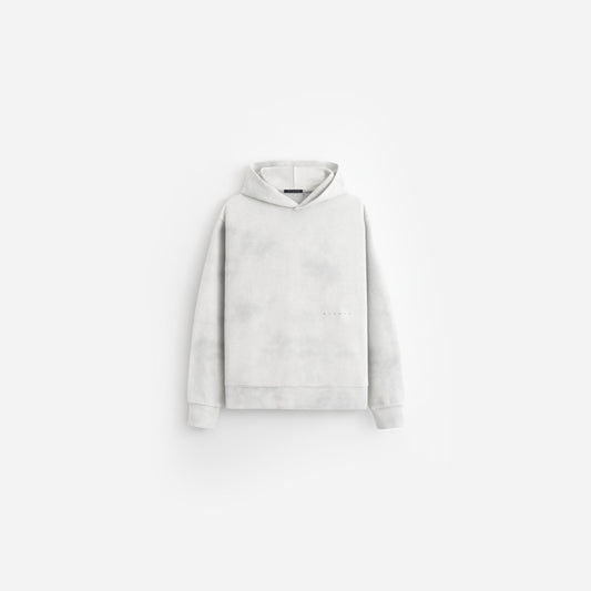 Storm Print Reverse Terry Hoodie
